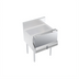 Thumbnail image #1 for Krowne Royal Series Single 24-Inch Stainless Steel Speed Rail Locking Cover