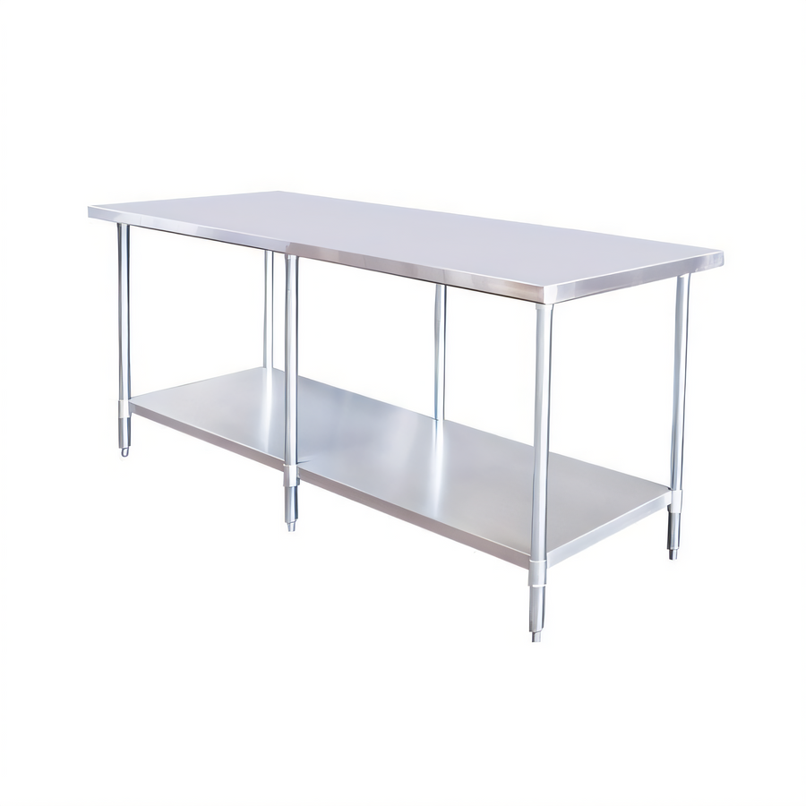 Product image #1 for Mixrite 84-Inch x 30-Inch Stainless Steel Work Table with Adjustable Undershelf