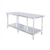 Thumbnail image #1 for Mixrite 84-Inch x 30-Inch Stainless Steel Work Table with Adjustable Undershelf