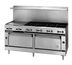 Thumbnail image #1 for Bistro 36-Inch Shallow-Depth Gas Range with Full-Width Griddle and Convection Oven