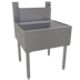 Thumbnail image #1 for Glastender BDB-24 Underbar Beer Drainer with Tubing Chase and Front Drain Pan, 24 x 24 Inches