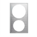 Thumbnail image #1 for Vollrath Miramar® Single Size Stainless Steel Template Adapter Plate with Two Round Cutouts for Cookware