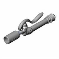 T&S Brass Swivel Pre-Rinse Spray Valve with Low-Flow Tip, 1.07 GPM, Gray