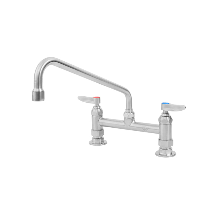 Product image #1 for EverSteel Double Pantry Deck-Mount Mixing Faucet, 8-Inch Centers, 12-Inch Swing Nozzle