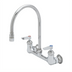 Thumbnail image #1 for T&S Brass Double Pantry Faucet, Wall Mount, 8