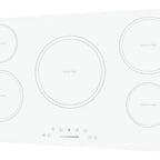 Thumbnail image #1 for Summit Commercial SINC5B36W 36-Inch White 5-Burner Drop-In Induction Cooktop