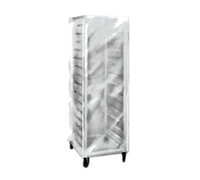 Panco White Vinyl Full-Height Rack Cover with Clear Window and Dual Zippers, 24 x 30 x 69 Inches