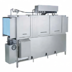 Thumbnail image #1 for Jackson WWS AJ-86CE High-Temperature 2-Tank Rack Conveyor Dishwasher with Electric Heat, Adjustable Speed, 287 Racks/Hour, 304 Stainless Steel