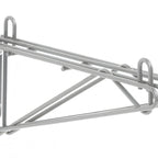 Thumbnail image #1 for Olympic J2WD14G Double Wall Shelf Bracket, 14 in, Gray Epoxy-Coated