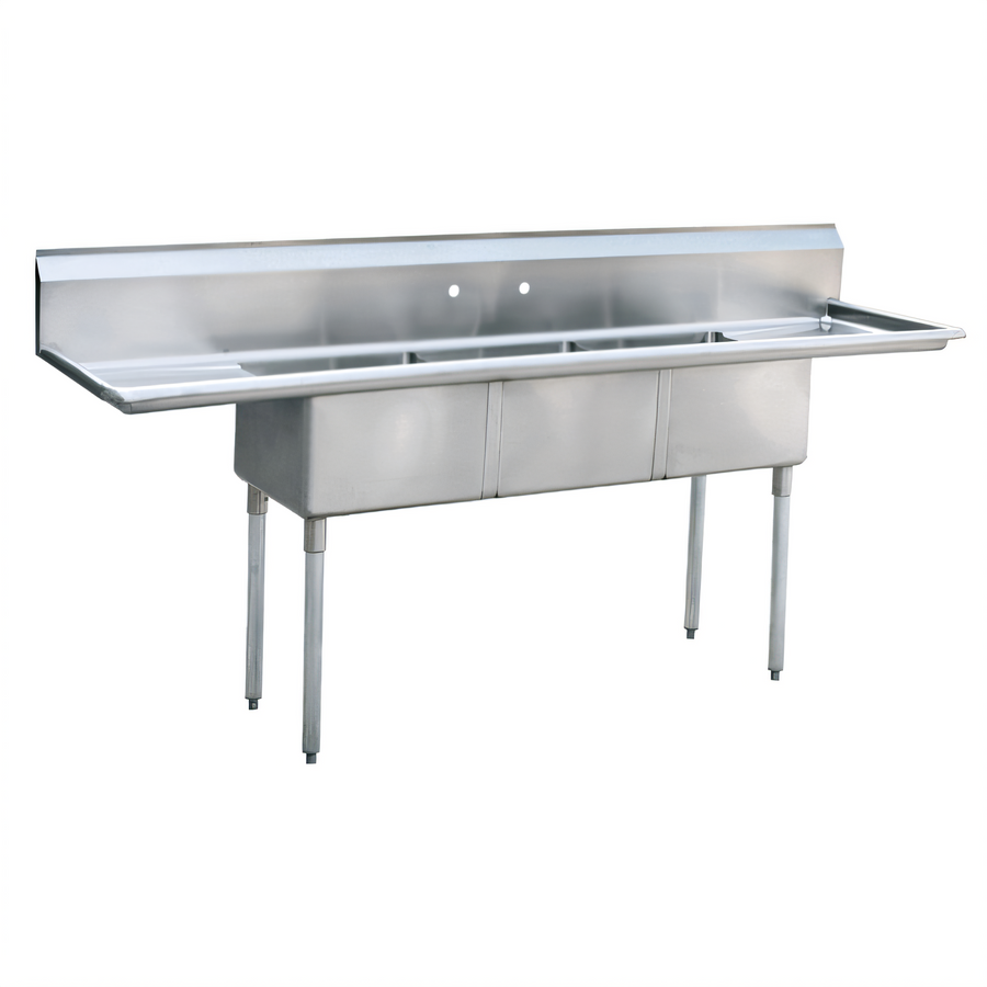 Product image #1 for Atosa USA, Inc. MRSB-3-D Mixrite Compartment Sinks