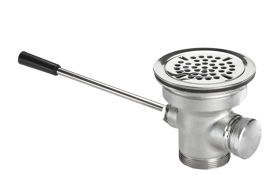 Product image #1 for Krowne Lever Waste Drain for 3-1/2 Inch Sink Opening, 2 Inch NPS Outlet