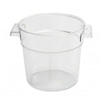 Thumbnail image #1 for Omcan USA 80175 8-Quart Round Clear Polycarbonate Food Storage Container, Container Only Case of 12