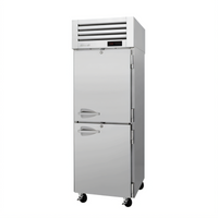 Turbo Air PRO Series Reach-In Heated Holding Cabinet, 25 Cu. Ft., 2 Half Solid Hinged Doors, Stainless Steel