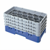 Thumbnail image #2 for Cambro Camrack Half-Size 17-Compartment Glass Rack with 4 Extenders, Navy Blue