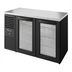 Thumbnail image #1 for True 52-Inch Two-Section Back Bar Cooler with Glass Doors and Stainless Steel Top