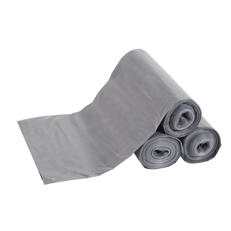 Product image #1 for TuffMade Polyliner 55-Gallon Low-Density Gray Trash Can Liners, 100 Count