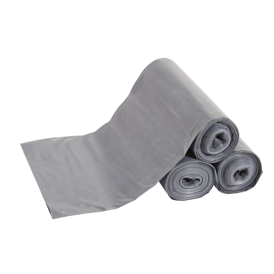 Product image #1 for TuffMade Polyliner 55-Gallon Low-Density Gray Trash Can Liners, 100 Count