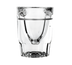 Thumbnail image #1 for Anchor Hocking Foodservice 1-1/4 oz Fluted Whiskey Glass with 1/2 oz Cap Line, Clear