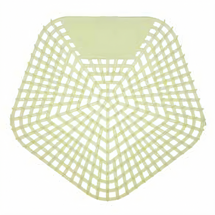 Product image #1 for Mint-Scented Wave Double-Sided Urinal Screen with Deodorizer and Splash Elimination
