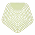Thumbnail image #1 for Mint-Scented Wave Double-Sided Urinal Screen with Deodorizer and Splash Elimination