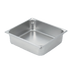 Thumbnail image #1 for Vollrath Super Pan V 2/3 Size Solid Hotel Pan, 4 Inch Deep, 9.3 Qt, 22-Gauge Stainless Steel