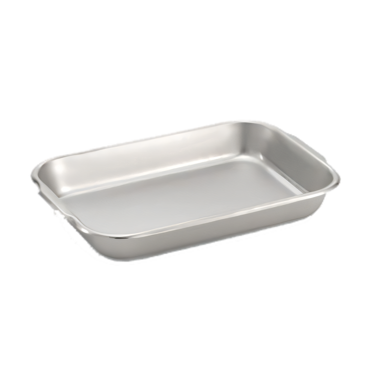 Product image #1 for Vollrath 18-8 Stainless Steel Bake and Roast Pan, 3.5 Qt, 14 x 10 x 2 Inch