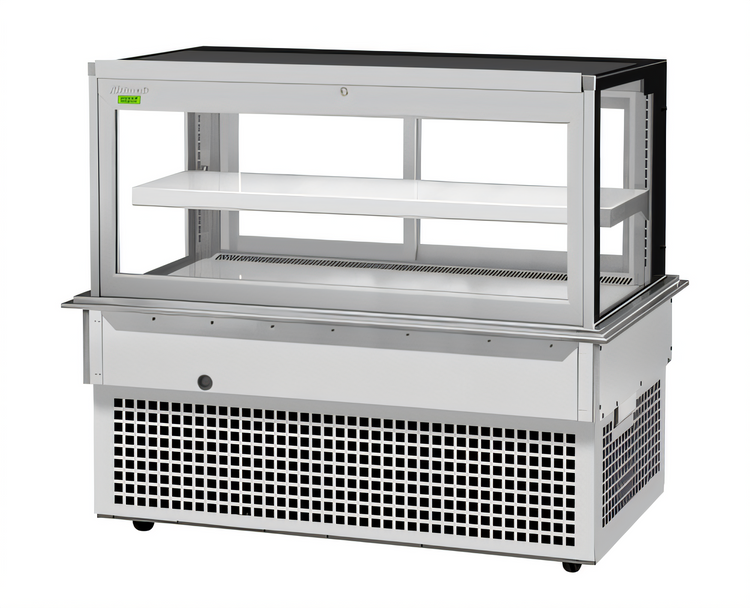 Product image #1 for Turbo Air TBP60-46FDN Drop-In Refrigerated Bakery Display Case, 61-3/4" Wide, 15.7 Cu. Ft., Self-Contained R-290