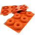 Thumbnail image #1 for Silikomart Siliconflex Flexible Silicone Doughnut Mold, 6-Cavity, 3-1/3 oz. Each