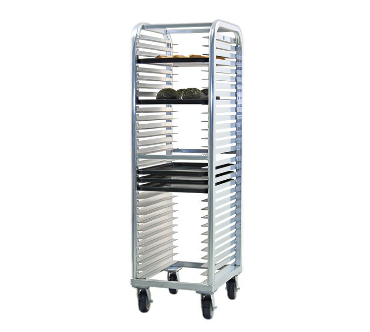 Product image #1 for New Age Lifetime Series Heavy-Duty Aluminum End-Loading Bun Pan Rack, 30-Pan Capacity