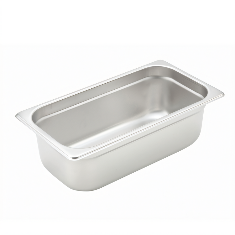 Product image #1 for Winco 1/3 Size 4-Inch Deep 22 Gauge Heavy Weight Anti-Jamming Steam Table Pan