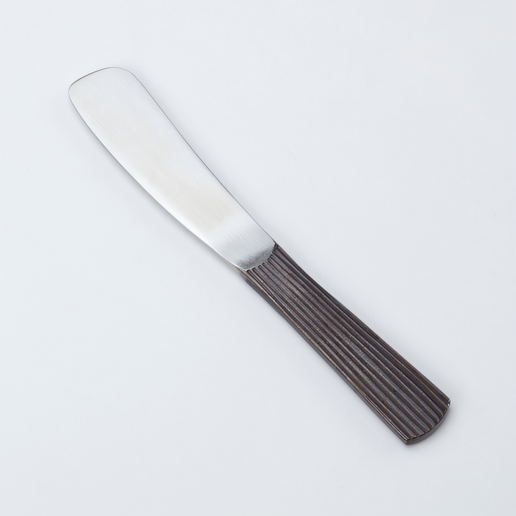 Product image #1 for 6-Inch Stainless Steel Wavy Aged Butter Spreader