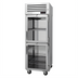 Thumbnail image #1 for Turbo Air PRO Series Pass-Thru Heated Pizza Holding Cabinet, One-Section, 27 Cu. Ft., Half-Height Glass Front and Solid Rear Doors