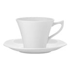 Thumbnail image #1 for 1880 Hospitality Lancaster Garden by Oneida® L6700000500 Porcelain Saucer, 6" Irregular Round, Glazed Warm White Case of 4 Dozen