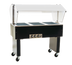 Thumbnail image #1 for Eagle Service Mate Deluxe Portable 4-Well Electric Buffet Hot Food Table, 63-1/2-Inch Wide, Open Base, 240V