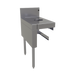 Thumbnail image #1 for Glastender Underbar Dry Waste Unit, 15-Inch Wide x 24-Inch Deep, Stainless Steel, for Slim Jim Receptacle