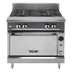 Thumbnail image #1 for Vulcan V Series Heavy Duty 36-Inch Commercial Gas Modular Range with Two 18-Inch French Tops