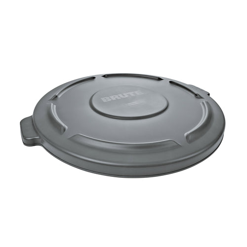 Product image #1 for BRUTE 10-Gallon Flat Trash Can Lid, Gray Plastic