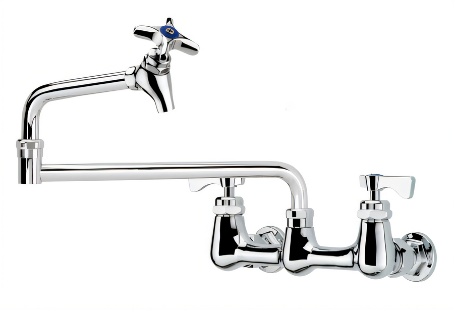 Product image #1 for Krowne Royal Series Wall-Mount Pot Filler Faucet, 8-Inch Centers, 18-Inch Double-Jointed Spout