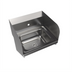 Thumbnail image #1 for BK Resources 14 x 10 Inch Wall-Mount Hand Sink with Side Splash, T-304 Stainless Steel