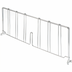 Thumbnail image #1 for Klinger's Trading SDIVIDER18-CHROME Wire Shelving