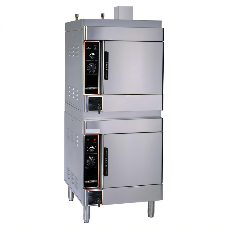 Product image #1 for Southbend Steam Sirius II Boilerless Gas Convection Steamer, 2 Compartments, 4-Pan Capacity Per Compartment