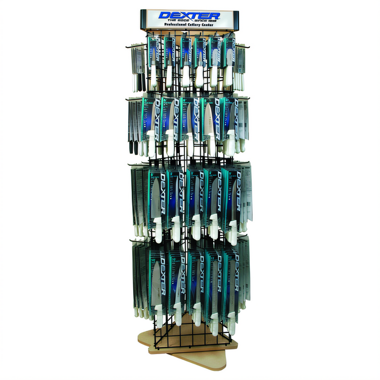 Product image #1 for Dexter-Russell 3-Sided Floor Display Merchandiser