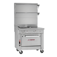 Southbend Platinum 32-Inch Heavy Duty Modular Gas Range with 16-Inch Hot Top and 16-Inch Griddle