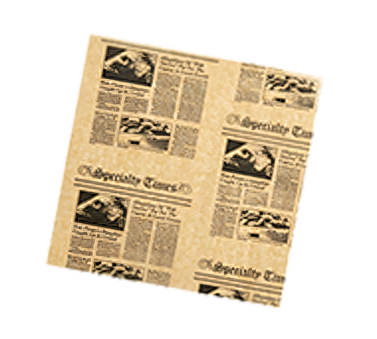 Product image #1 for American Metalcraft 12-Inch Square Fry & Basket Paper, Natural Newspaper, 1,000-Pack