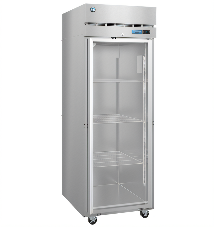 Product image #1 for Hoshizaki Steelheart F1A-FG One-Section Reach-In Freezer with Full Glass Door, 23.1 Cu. Ft., Stainless Steel