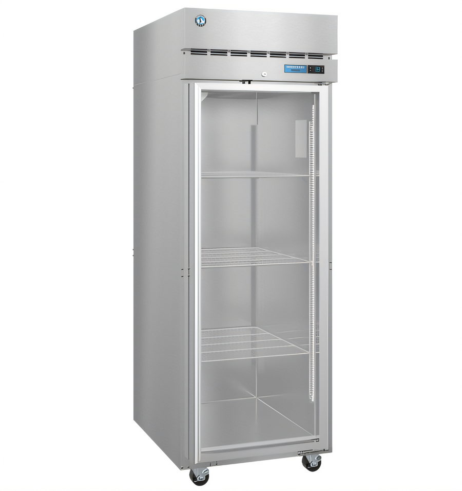 Product image #1 for Hoshizaki Steelheart F1A-FG One-Section Reach-In Freezer with Full Glass Door, 23.1 Cu. Ft., Stainless Steel