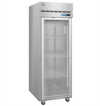 Hoshizaki Steelheart F1A-FG One-Section Reach-In Freezer with Full Glass Door, 23.1 Cu. Ft., Stainless Steel