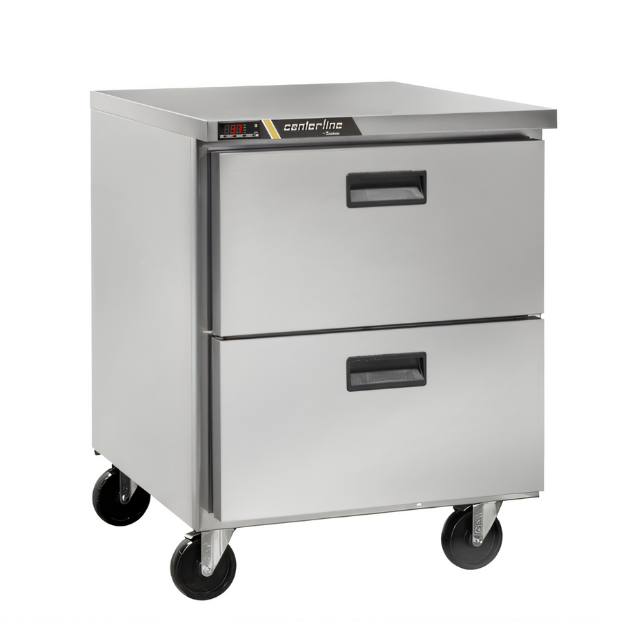 Product image #1 for Centerline 27-Inch Compact Undercounter Drawer Freezer, 6.5 Cu. Ft., Self-Contained Rear-Mount, Stainless Steel