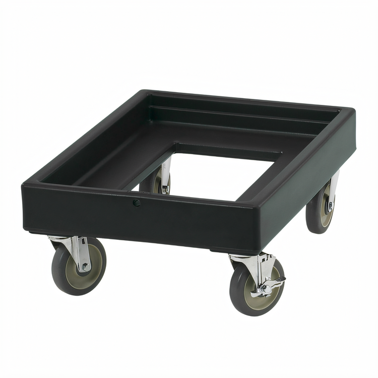 Product image #2 for Cambro Camdolly® Open-Frame Transport Dolly for Beverage Servers and Carriers, 300 lb Capacity, Black, Without Handles