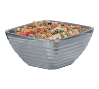 Vollrath Square Beehive Double-Wall Insulated Stainless Steel Serving Bowl, 5.2 Quart